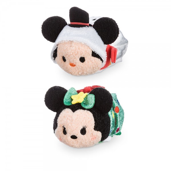Mickey and Minnie Mouse Christmas Tsum Tsum Set Mickey and Minnie Mouse Christmas Tsum Tsum Set